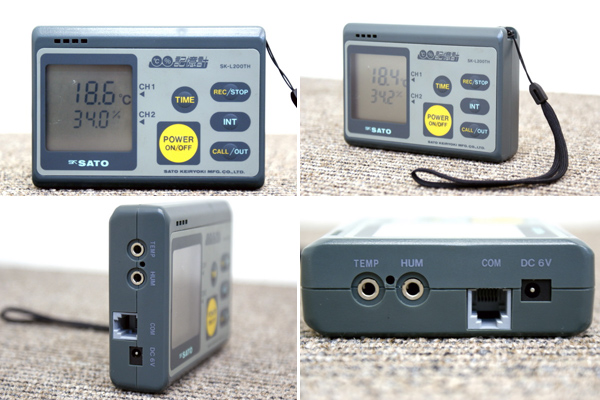佐藤計量器 温湿度記憶計 SK-L200TH データロガー 買取のリサイクル
